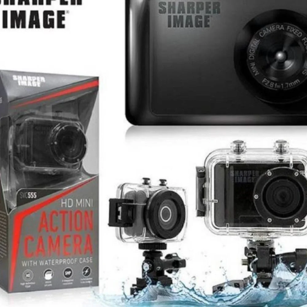 The Sharper Image Svc555 Digital Camcorder - Hd - Black